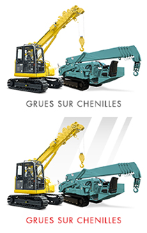 Grues sur chenilles